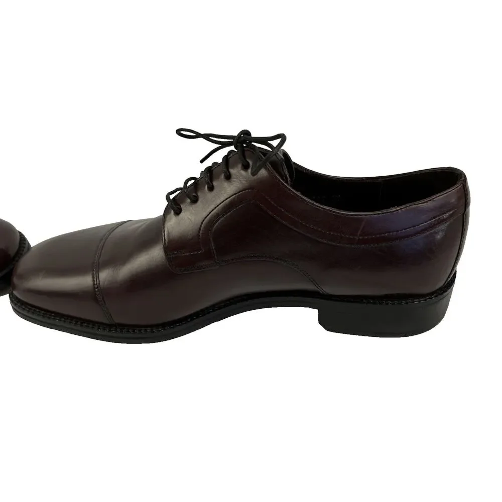 Mens Cole Haan City Cap Toe Oxford Dress Shoes Sz 9.5 M Brown